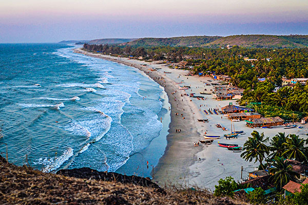 Арамболь - популярный пляжный курорт Индии в штате Гоа