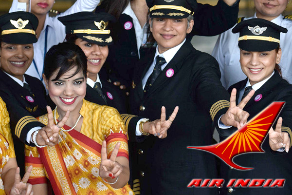 рекорд авиакомпании AirIndia