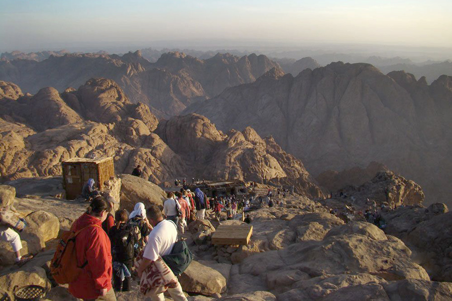 Восхождение на гору Моисея в Египте