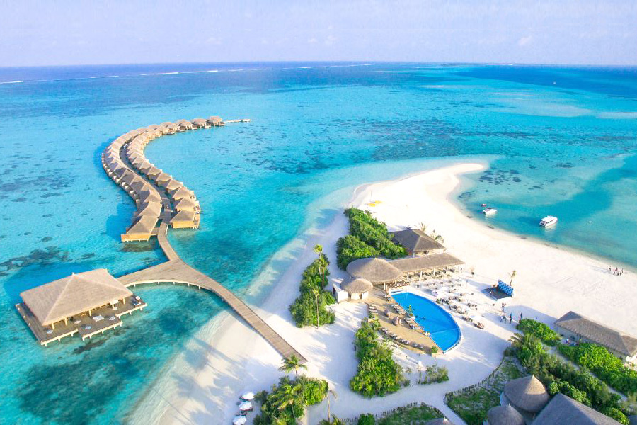 Пляжный отдых зимой на Мальдивах