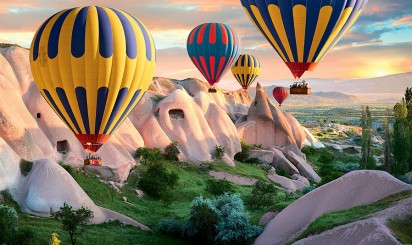 Полет на воздушном шаре в Каппадокии в Турции