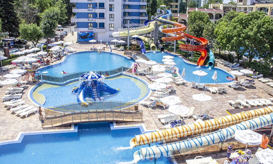 Аквапарк в отеле Kuban Resort & Aqua Park 4*, Солнечный берег, Болгария