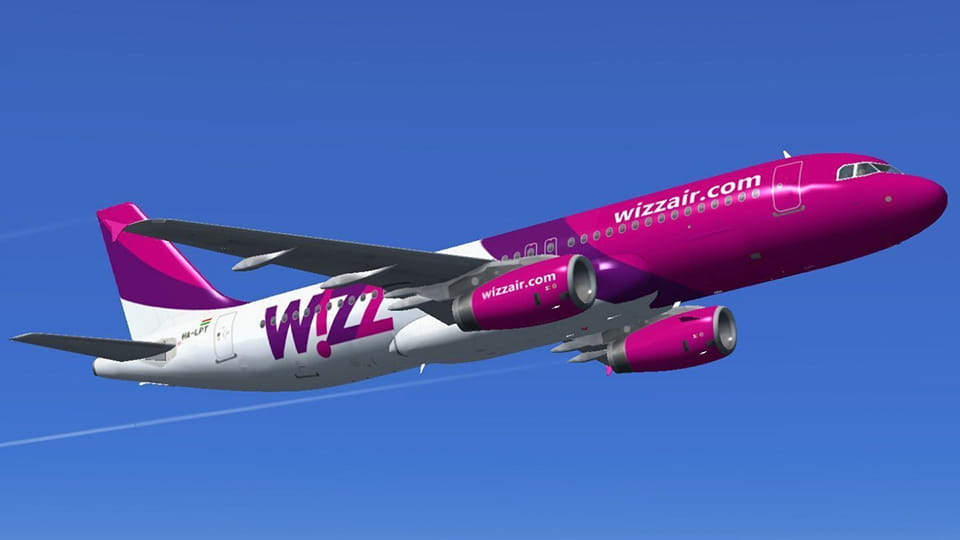 Самолет авиакомпании Wizzair