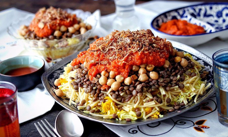 Кошари - национальное блюдо Египта