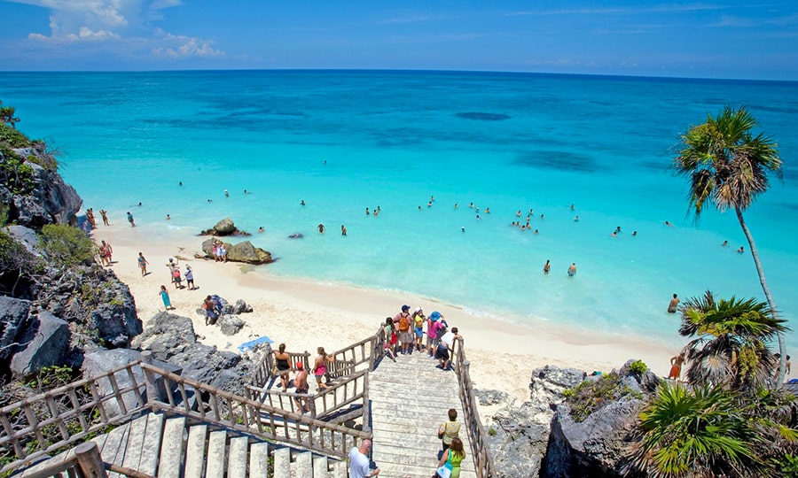 Лучшие пляжи Мексики - Tulum Beach