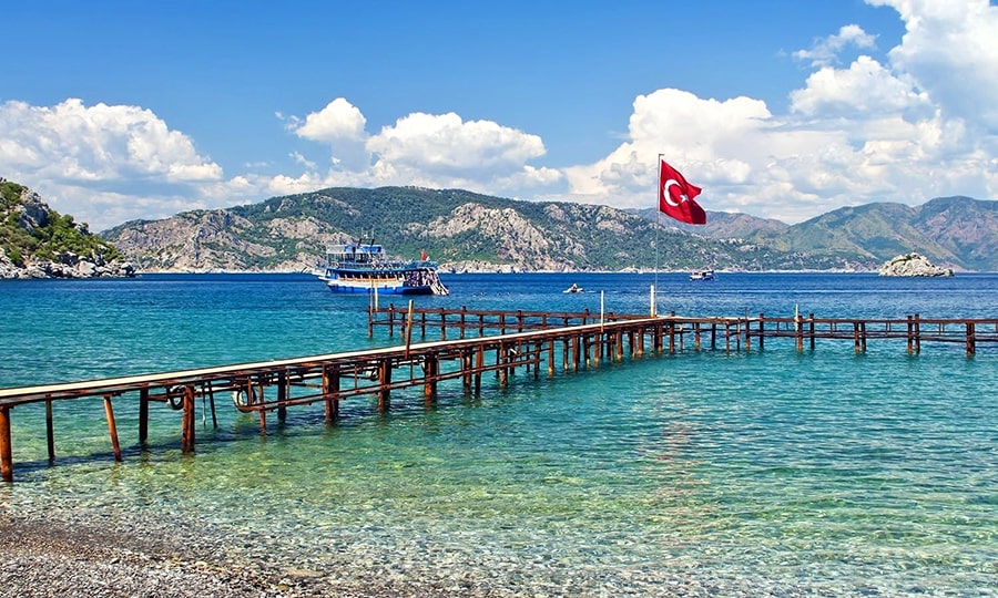 Пляж Амос, Мармарис, Турция
