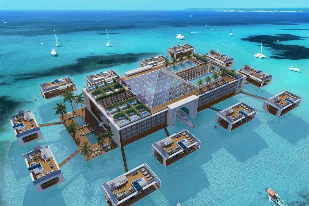 В ОАЭ появится уникальный плавучий курорт